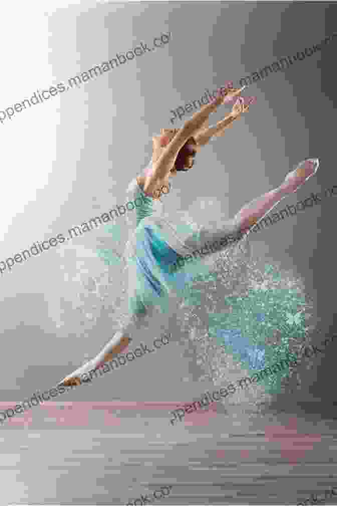 A Beautiful Young Ballerina In A White Tutu And Pointe Shoes, Leaping Into The Air With A Graceful Smile. Pogonip (Angel Paws) Jordan Taylor