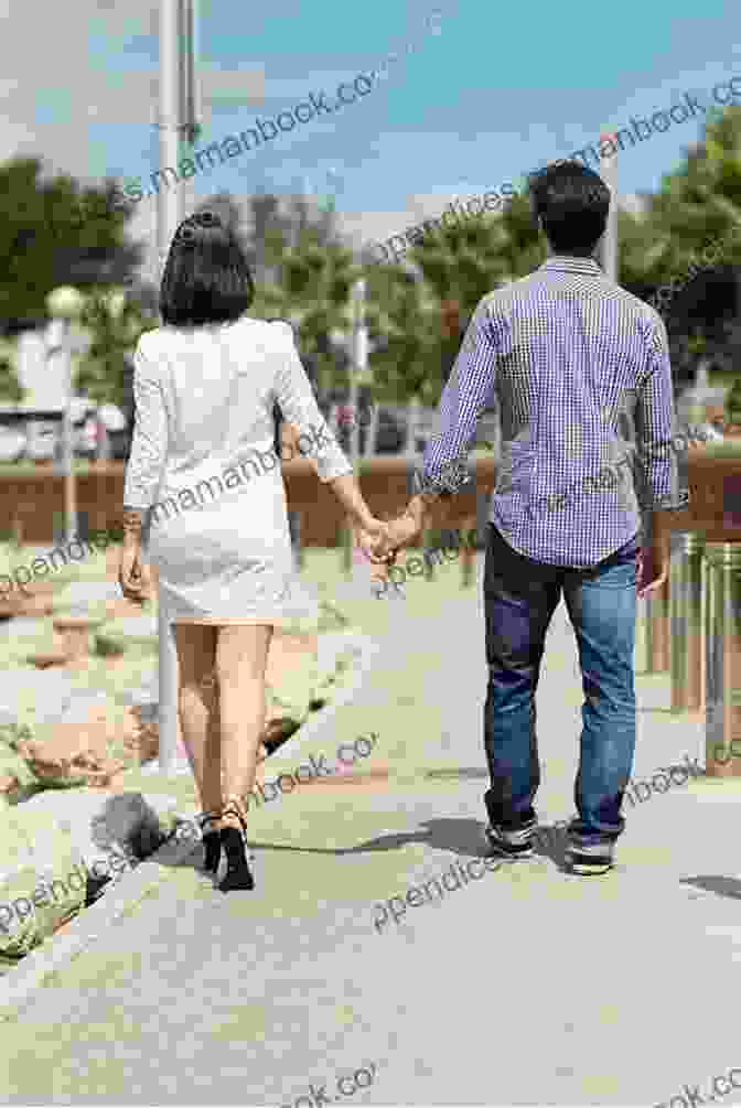A Couple Walking Down A Sidewalk, Hand In Hand. The Sidewalk A Sweetly Romantic Contemporary Short Story