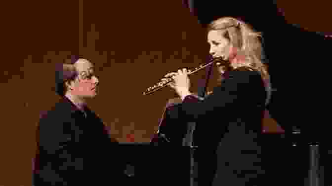 A Flutist And A Pianist Performing Together On Stage La Vergine Degli Angeli (from La Forza Del Destino): Flute And Piano (Music For Flute And Piano 24)
