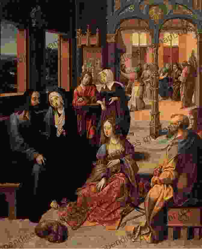 A Painting Depicting The Parable Of Marta And The Returning Son Marta And The Returning Son