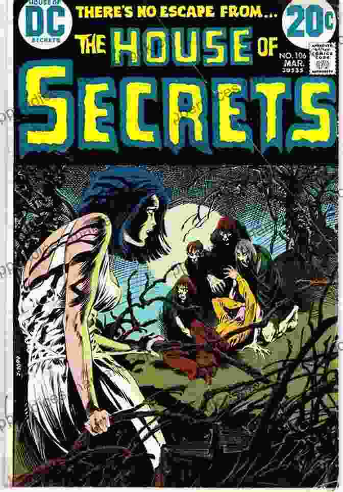 A Vintage House Of Secrets Comic Book Cover Featuring A Ghostly Figure Emerging From A Haunted House House Of Secrets (1956 1978) #116 Janis Frank
