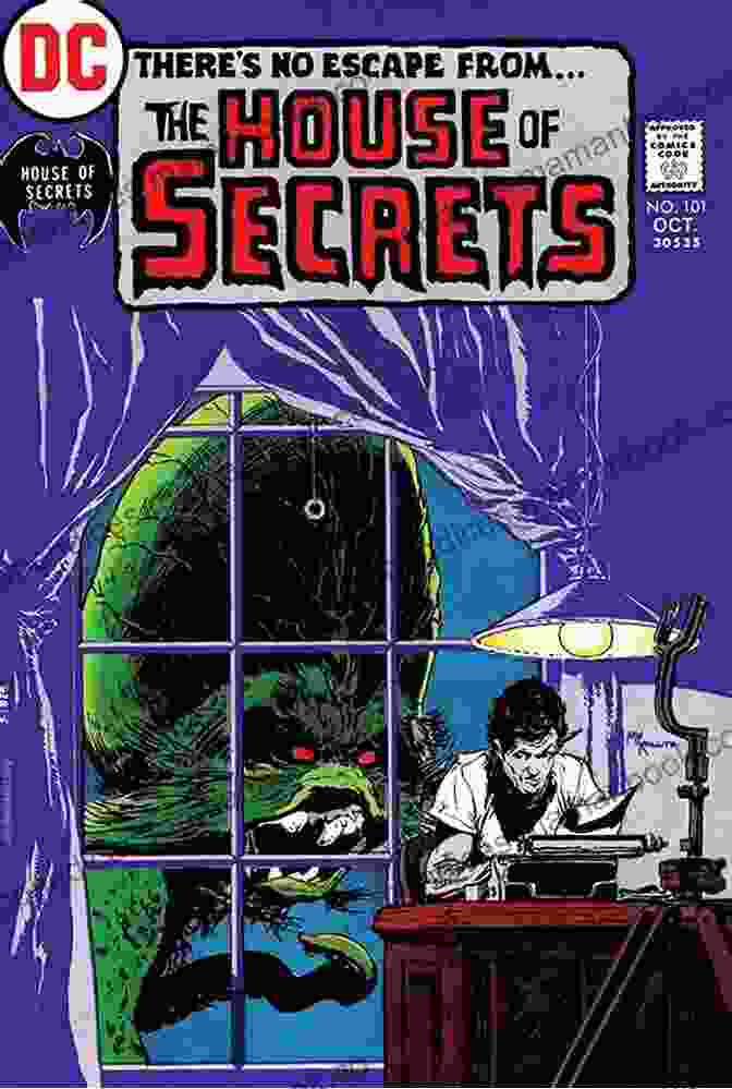 A Vintage House Of Secrets Comic Book Interior Page Depicting A Group Of Characters Encountering A Ghostly Figure In A Dark And Shadowy Setting House Of Secrets (1956 1978) #116 Janis Frank