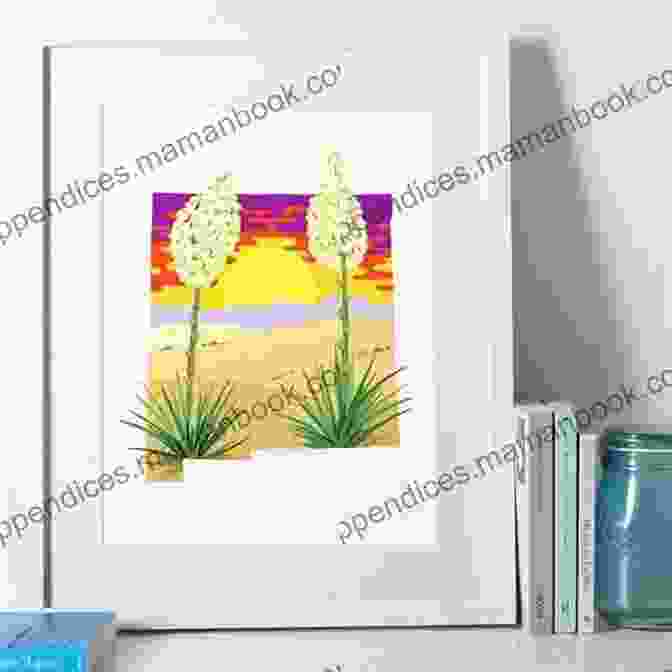 Adding Details To A White Sands Yucca Painting White Sands Yucca: Step By Step Acrylic Painting