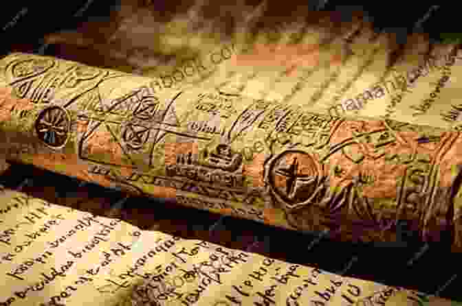 An Ancient Scroll, Its Parchment Adorned With Cryptic Symbols And Prophecies From Origins (Descendant Prophecies 3)