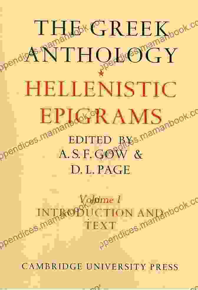 An Image Of The Cover Of The Book 'Epigrams From The Greek Anthology' By Peter Constantine Epigrams From The Greek Anthology (Oxford World S Classics)