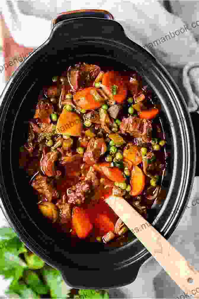 Hearty Beef Stew Bubbling In A Crock Pot Simple Healthy Instant Pot Cookbook: 2250 Crock Pot Instant Pot And Pressure Cooker Recipes