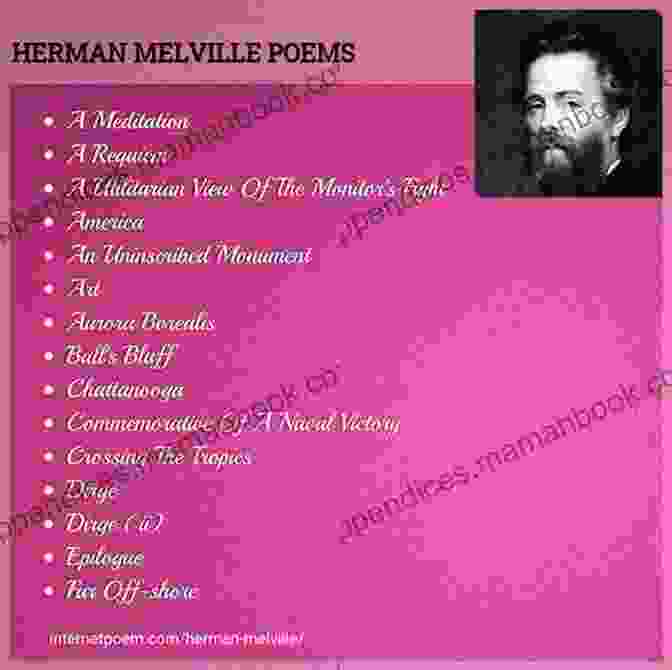 Herman Melville, Author Of Lifesaving Poems Lifesaving Poems Herman Melville