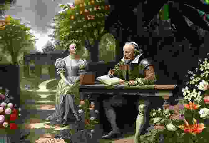 Illustration For Sonnet 18 Depicting A Couple Embracing In A Garden Sonnets By William Shakespeare Illustrated Edition