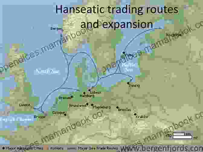 Map Of The Hanseatic League In The Baltic Sea Trade In Medieval Europe Robert Griffith